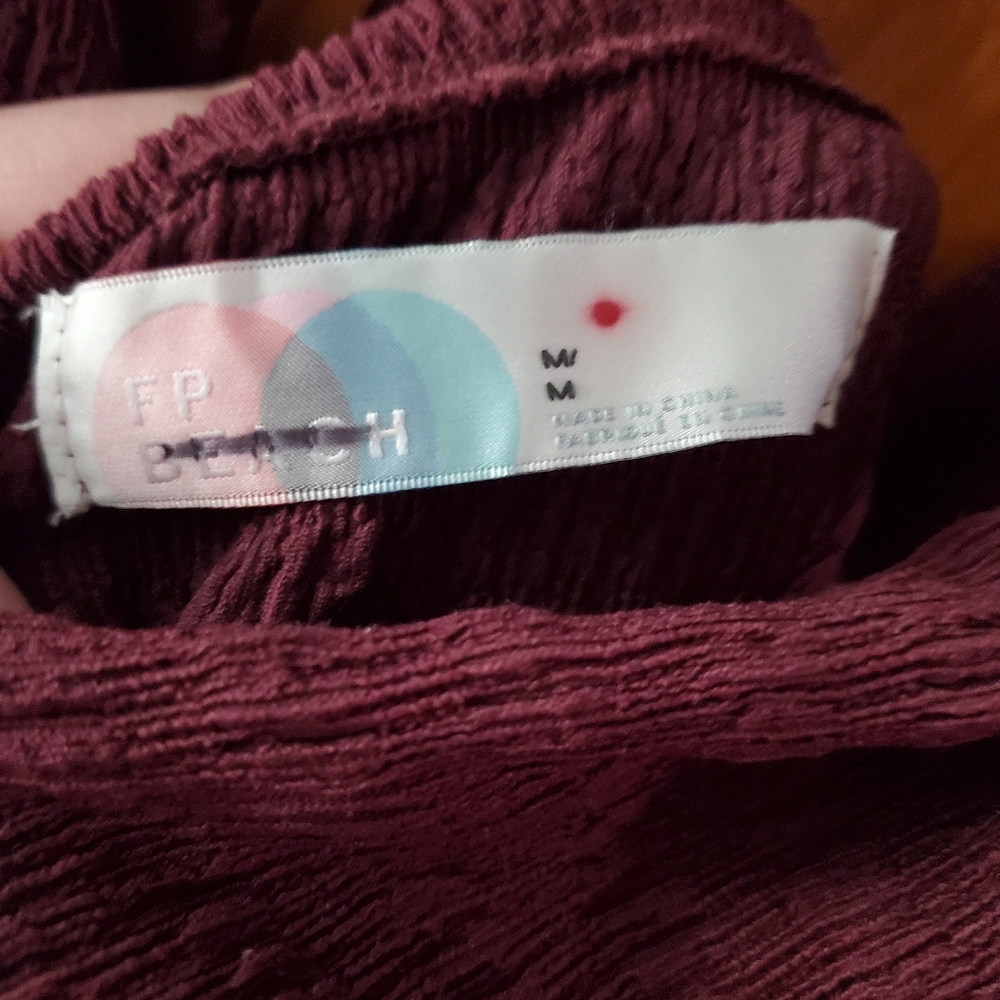 Free People Beach Martina Maxi Dress (Wine/Eggplant) - Picture 7 of 7